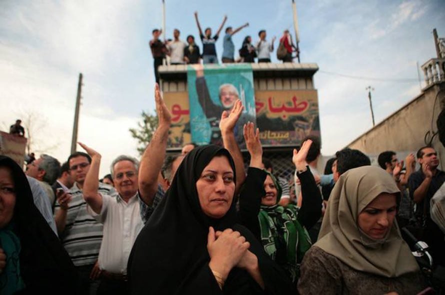 Mass demonstration in support of presidential candidate Mir-Hossein Mousavi / Photo HH