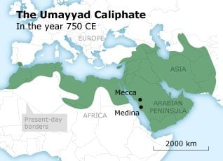 Arab Muslim Conquest Map