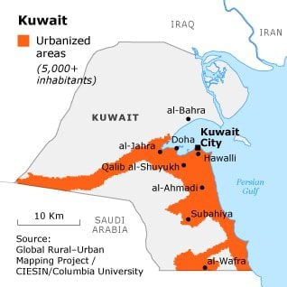 الكويت السكان البناء