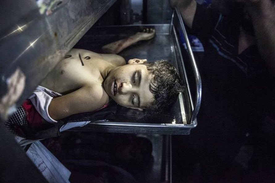 According to the United Nations, more than 452 children are killed by Israel during the war on Hamas in 2014 / Photo by CORBIS