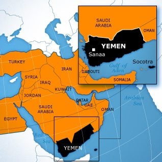 Map of Yemen