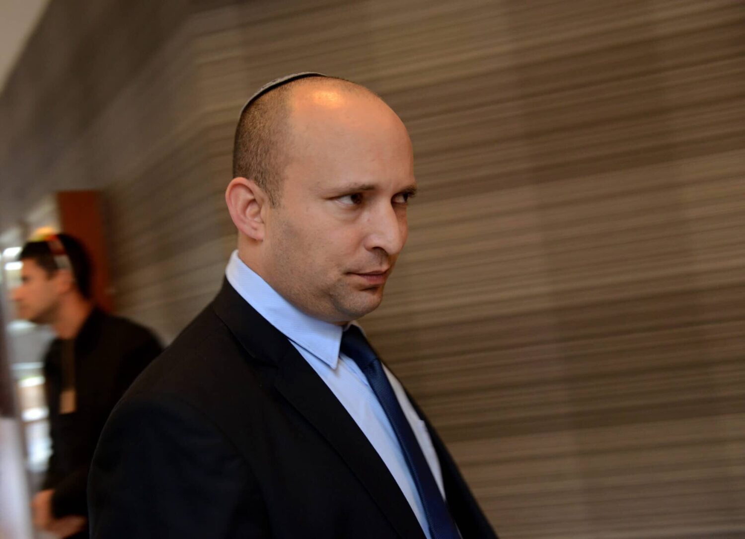 Naftali Bennett, Chairman Of Jewish Home Party, Speaks In Jerusalem