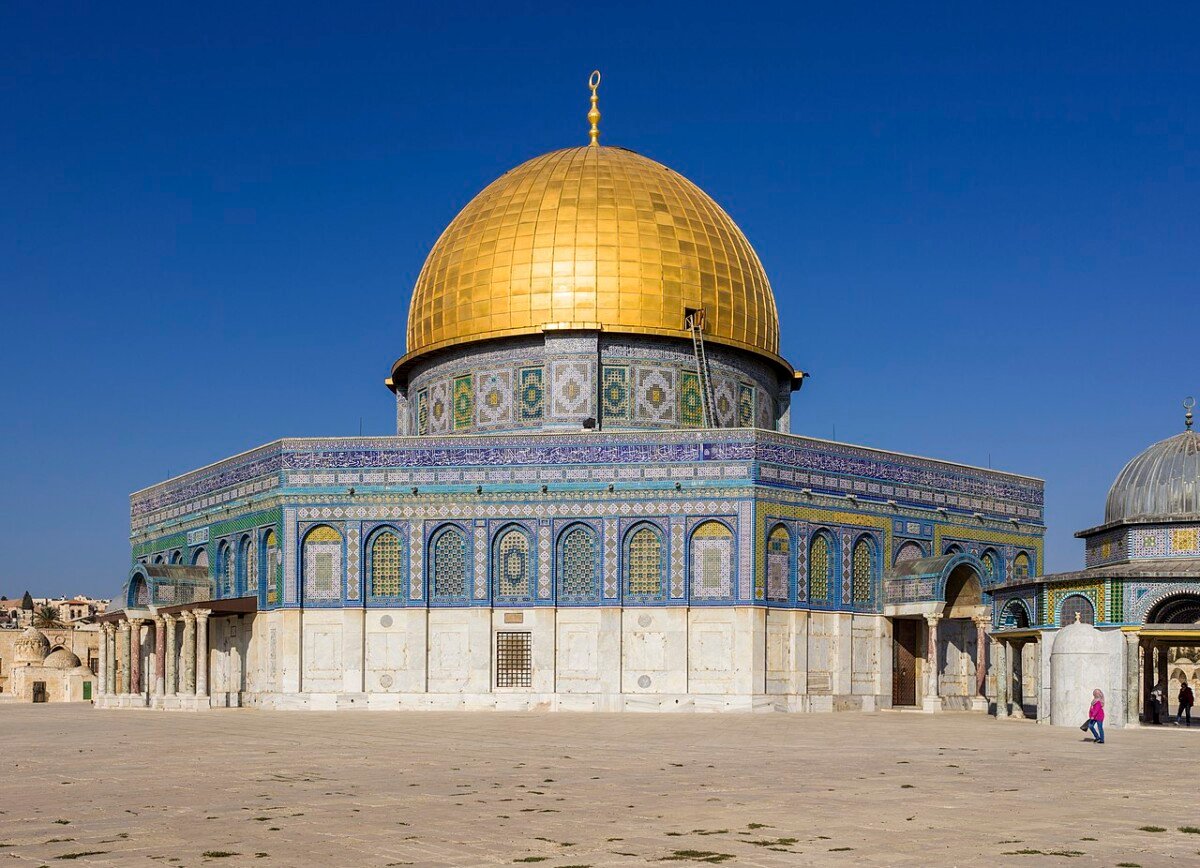 The Dome of the Rock Mosque in Jerusalem