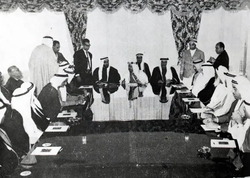 اجتماع قادة دول الخليج عام 1968