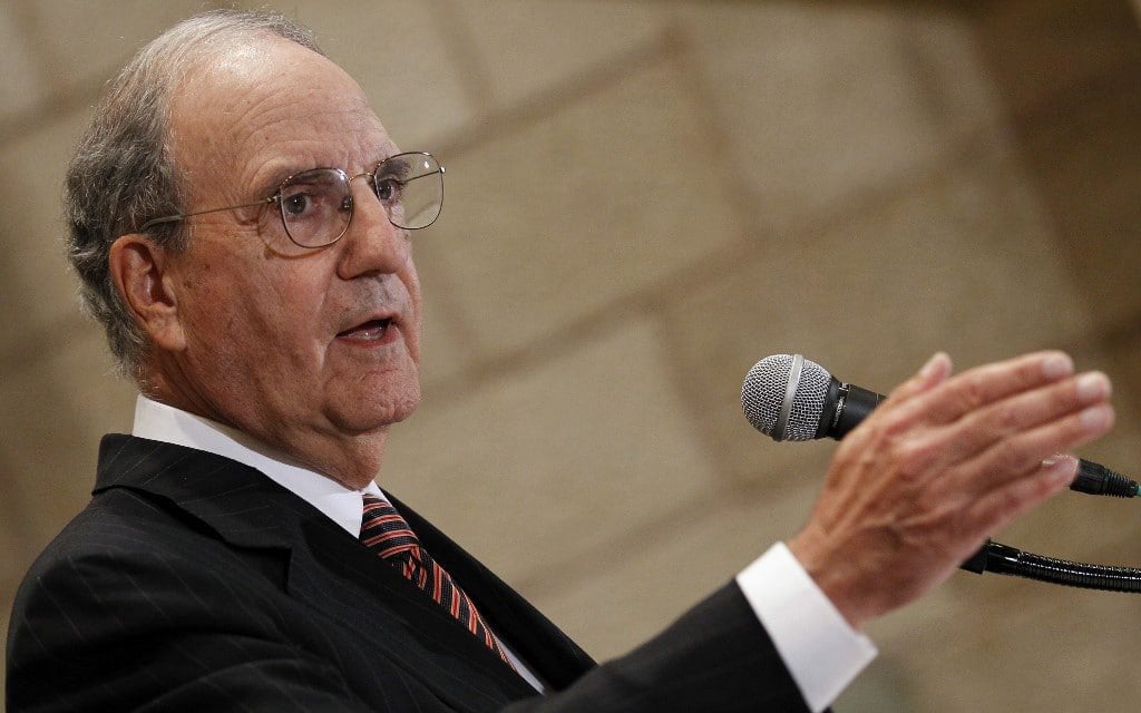 US Middle East Peace Special Envoy George Mitchell