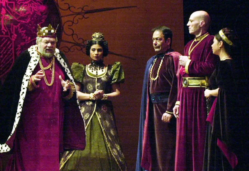  Egyptian actor Yahia al-Fakhrani in the role of King Lear arab theatre