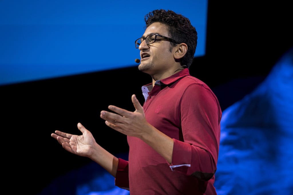 Wael Ghonim speaks at TEDGlobal Geneva - December 8, 2015, Bâtiment des Forces Motrices, Geneva, Switzerland. Photo: James Duncan Davidson/TED