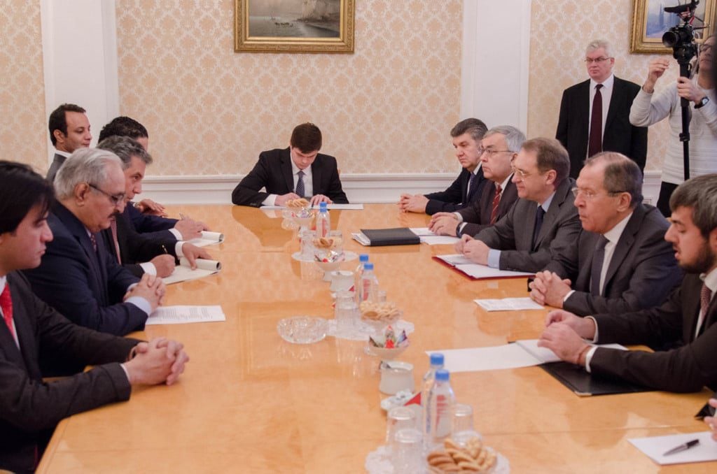 Sergey-Lavrov-met-with-Libyan-National-Army-commander-General-Khalifa-Haftar