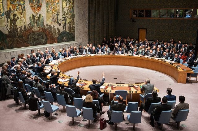 UN Security council casts a vote on the war in syria