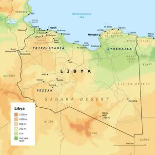 state borders libya geography map001 800 f4915d91bc